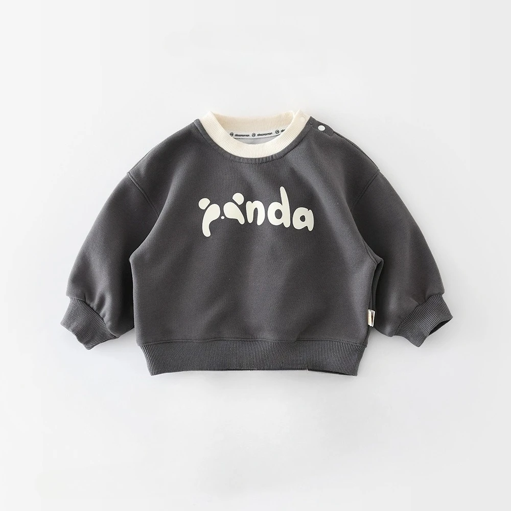 2026 frühling Pullover Kleidung Tops Outfit Neue Jungen Mädchen Herbst Kleidung Kinder Casual Vielseitige Baby Langarm Sweatshirt