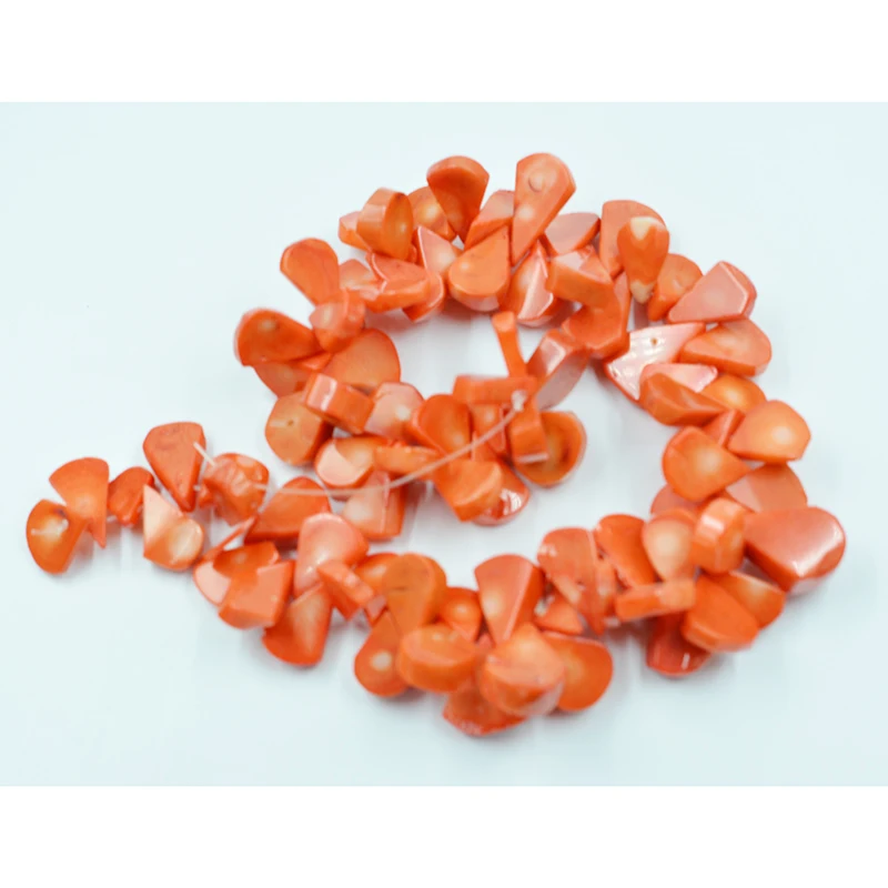 

1 strand natural orange coral loose beads in the shape of melon seeds. A true DIY craftsman. Collectibles