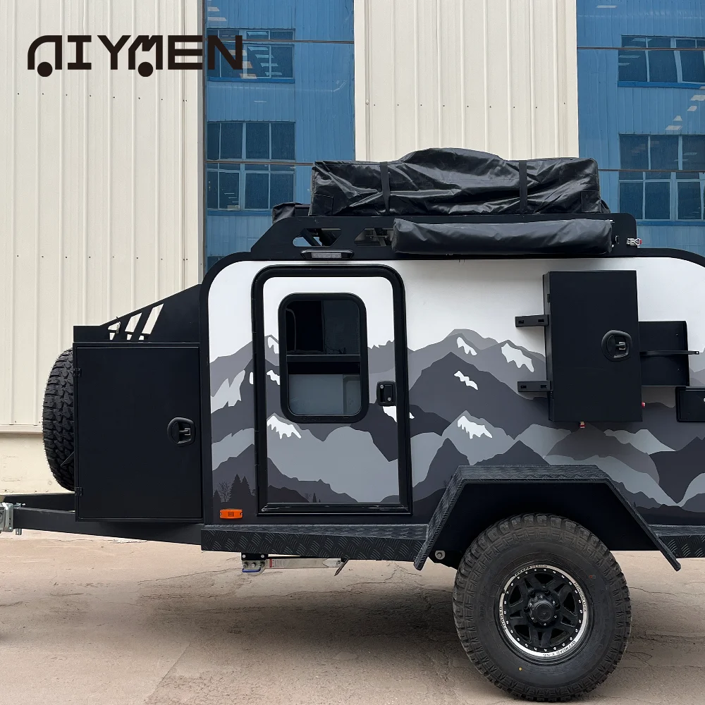 China Luxury Mini RV Offroad Trailer for Sale for Camping and Travel Motorhomes Alternative