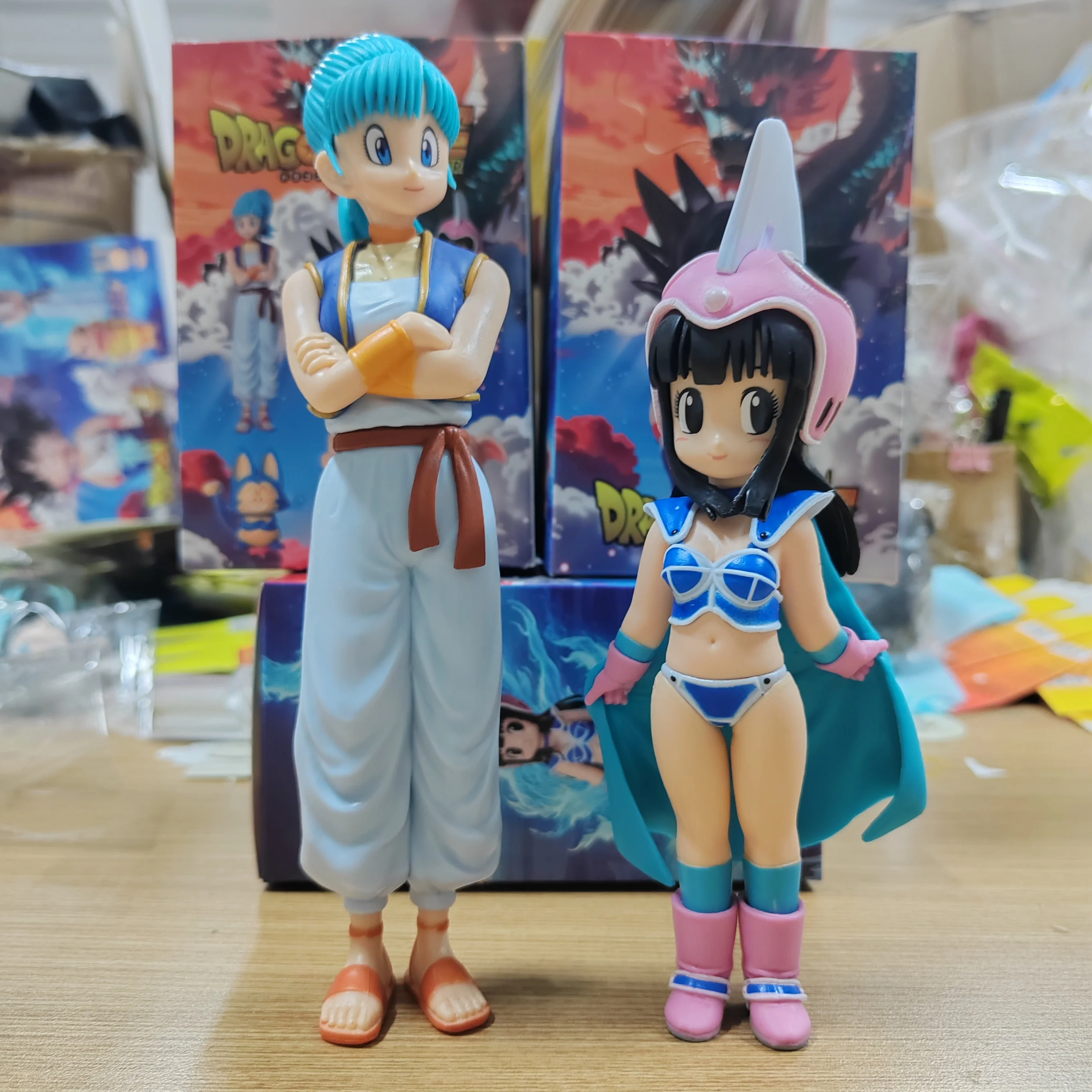 AUF LAGER Dragon Ball Super Anime-Figur Son Goku/Krillin/Bulma Actionfigur PVC Sammlerstück Dekorationsmodell Puppe Spielzeug Geschenke