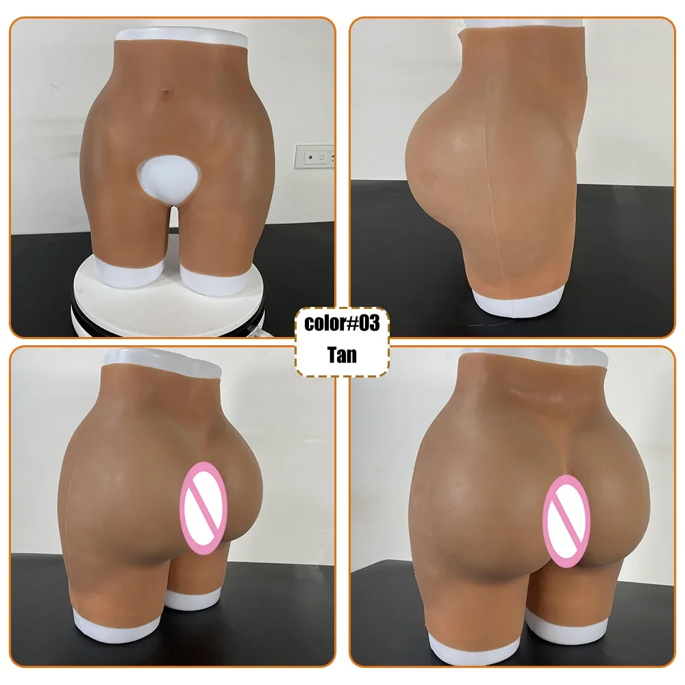 African Woman Plus Size Shape Wear Silicone Butt Artificial Hip Shaper Padded Panties Silicon Buttocks Pads Underwear