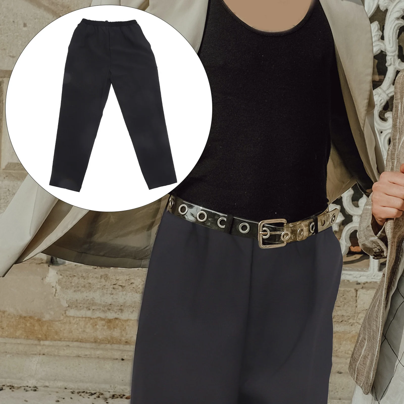 Abiti da lavoro per mensa traspiranti per pantaloni da lavoro classici per chef di cantiere nere, uniformi, forniture da cucina a prova di olio