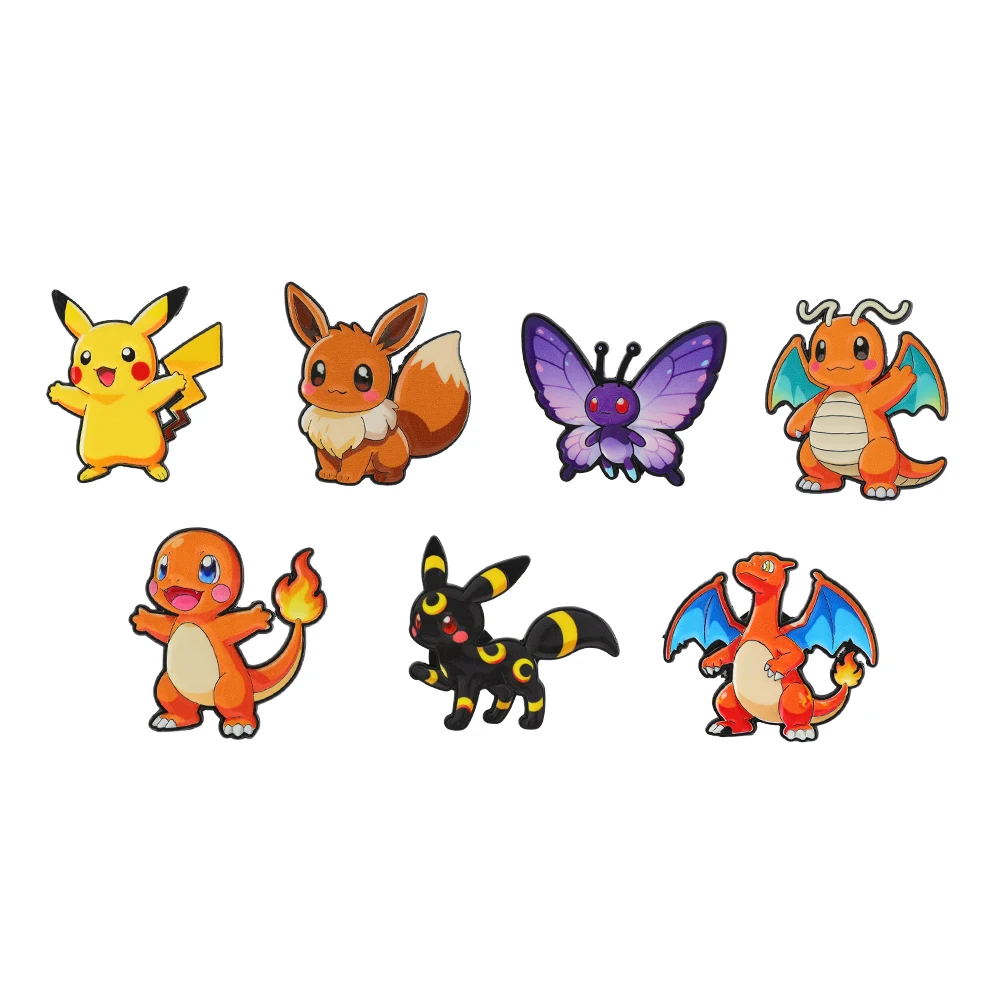 Cartoon Fantasy Monster Hard Enamel Pins Colorful Anime Animal Creature Lapel Brooch Badges Decorative Metal Pins for Clothing