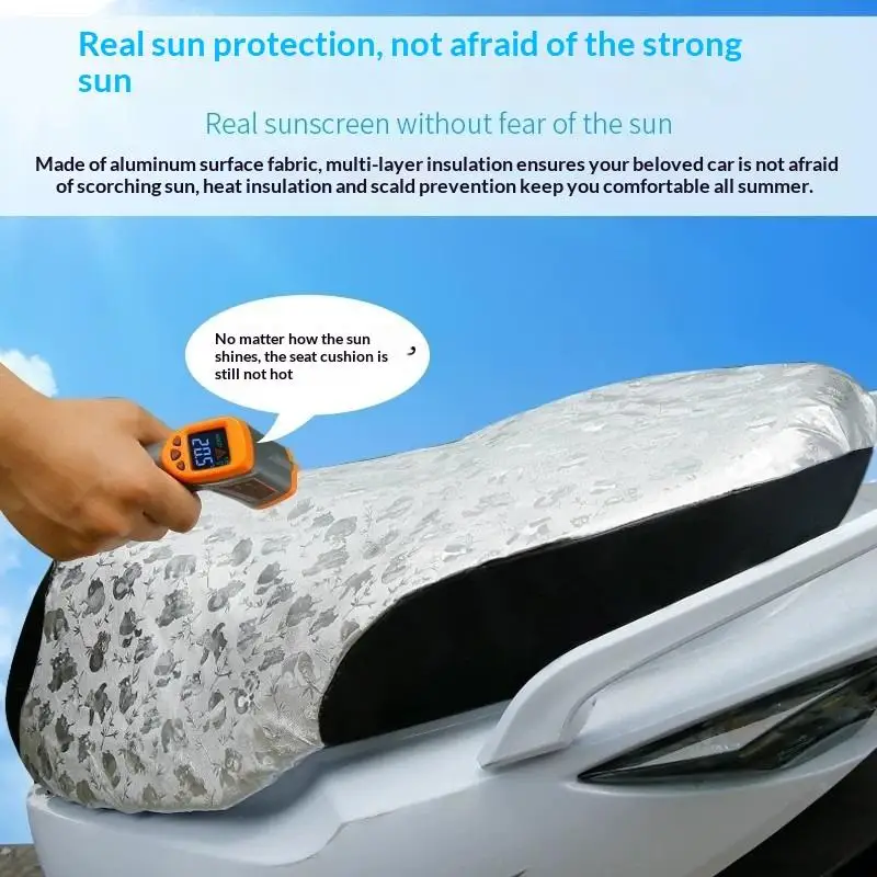 Electric Bicycle Saddles Cover PVC Artificial Leather Insulation Seat Cover