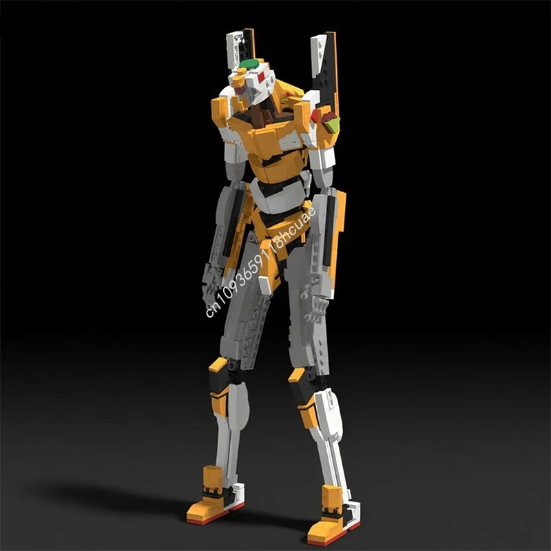 

927 шт. MOC Human Evolution Project Unit 00 Нань Строительные блоки Рождественский подарок Декоративные ручные работы DIY Идеально подходят для интерьера