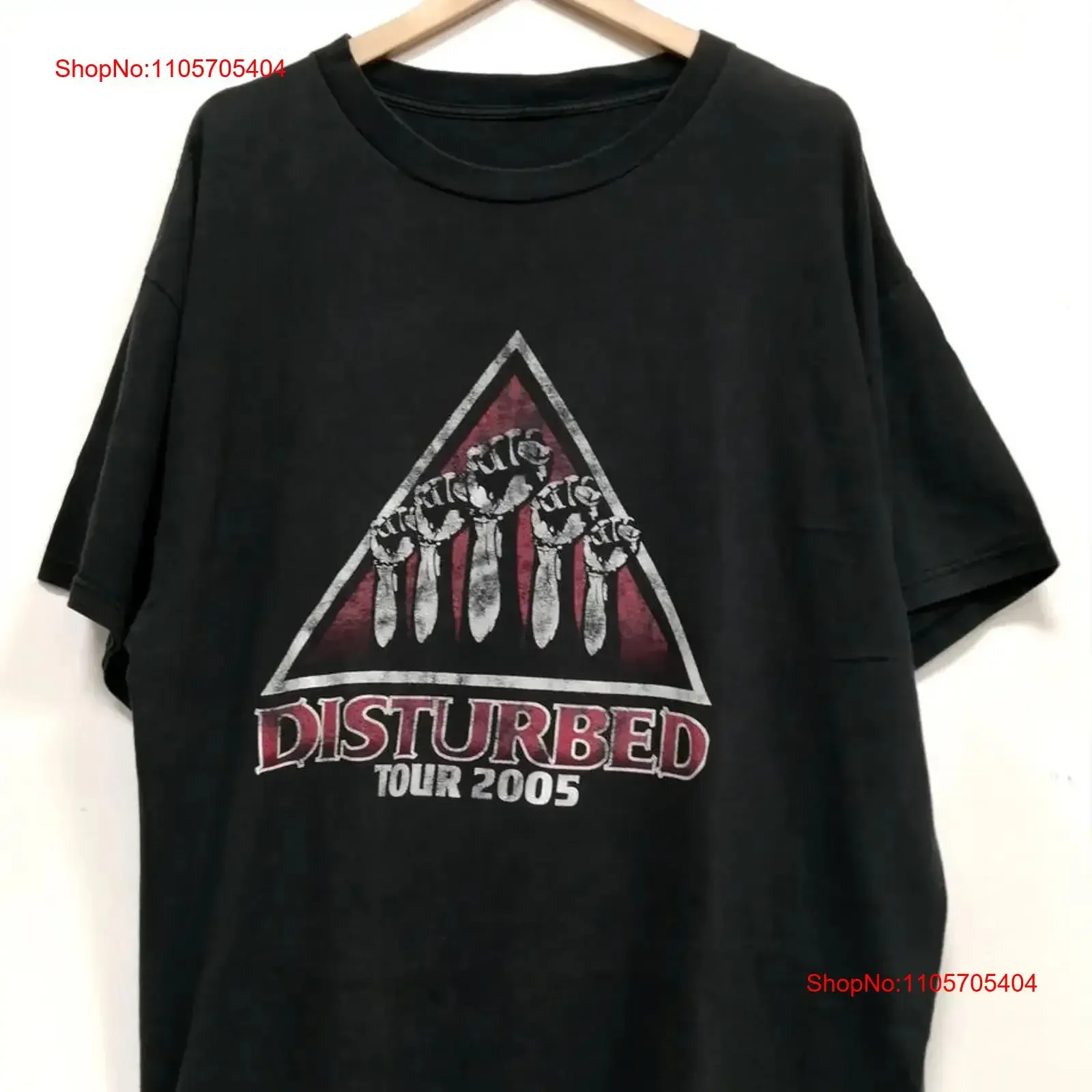Disturbed Dark Stage Vibe Heavy Metal T Shirt long or short sleeves vintage Washed graphic designer clothes Slightly Soft