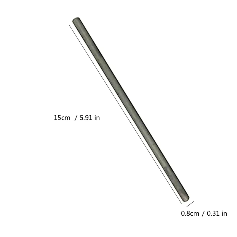 12 "Graphite Crucible Stir Bar Que Khuấy Que để Đúc nóng chảy Crucible Đúc Tinh chế Vàng Bạc Đồng