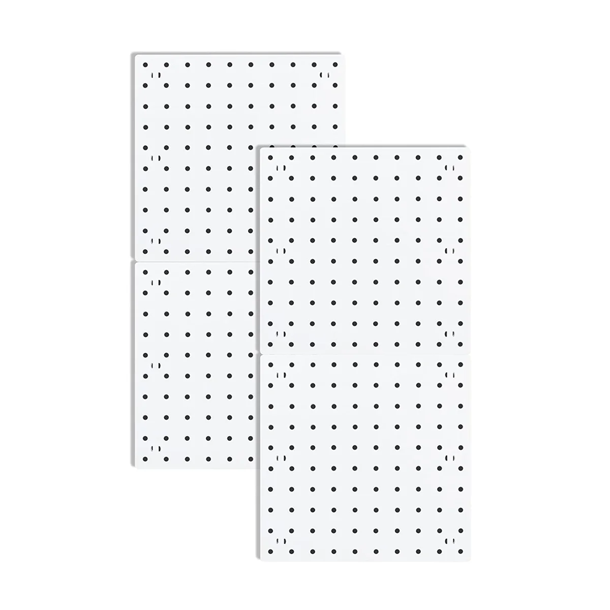 Pegboards, Pegboard Wall Organizer Panels, Boards for Wall, Craft Room, Kitchen, Garage, Living Room, Bathroom(4Pcs)