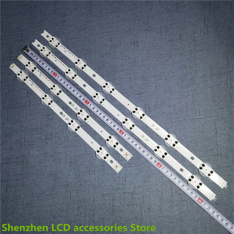 LED Strip For  43" TV 6916L-2867A 6916L-2867F 6916L-2867B 43UV340H E74739 43 V17 ART3 2867 REV0.3 1 100%NEW