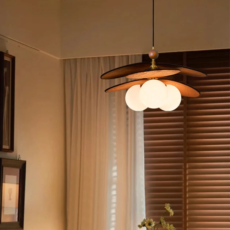 الروطان نسج خمر قلادة ضوء الرجعية مطعم متجر فندق الثريا غرفة المعيشة اليابان مصباح معلق لغرفة ديكور Lusutre