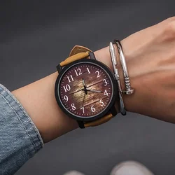 2024 Vintage Casual Watch Women Watch Fashion Starry Sky Watches Women Large Dial Sport Watch Women Quartz Couple Watches