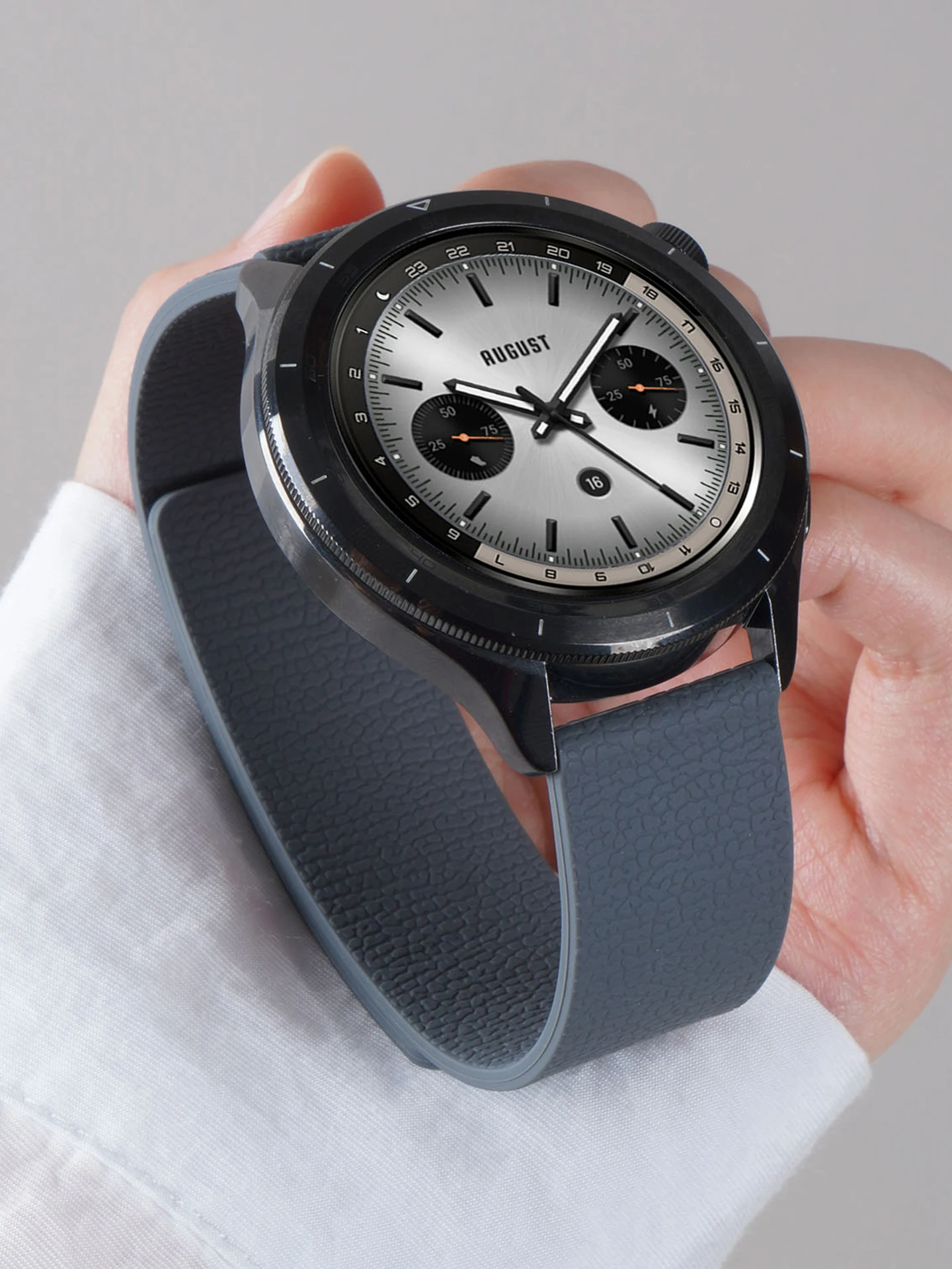 18 مللي متر 20 مللي متر 22 مللي متر المغناطيسي حلقة حزام ل Xiaomi ساعة S4 41 مللي متر سيليكون ليتشي نمط سوار Correa XIAOMI S4 S3 S2 S1 46 مللي متر الفرقة