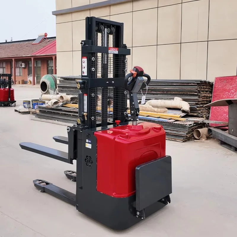 Customized Zero-Emission Durable Electric Stacker 2000kg 1500kg Lithium-Ion Battery Wear Resistant Wheels 3-9m Lifting Height Ex