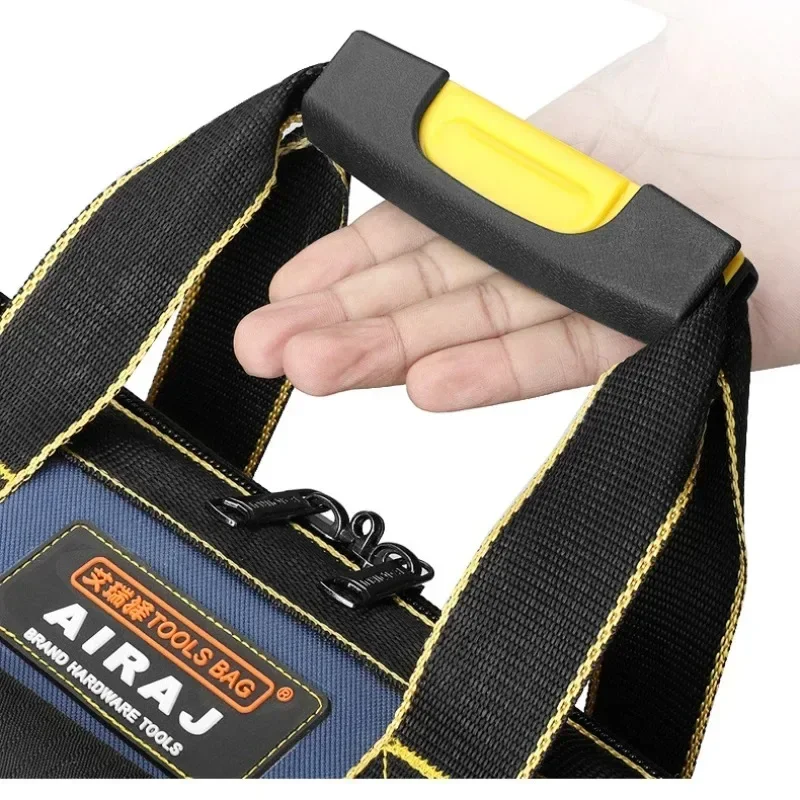 Multifunctional Tool Bag Large Capacity Oxford Canvas Waterproof Bag Wear-Resistant Tool Repair Storage Electrician Bag