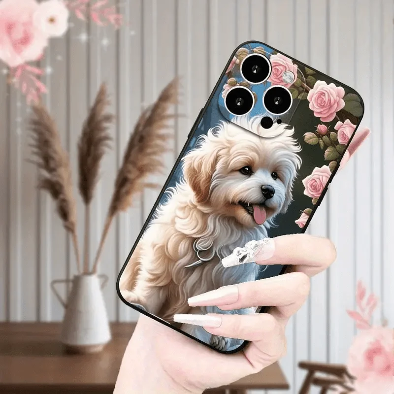 آيفون 17 17Air 16 16e 15 14 13 12 11 Pro Max Mini SE 2020 2022 XS XR 6s 7 8 Plus لتقوم بها بنفسك تخصيص الصور حافظة سوداء غير لامعة