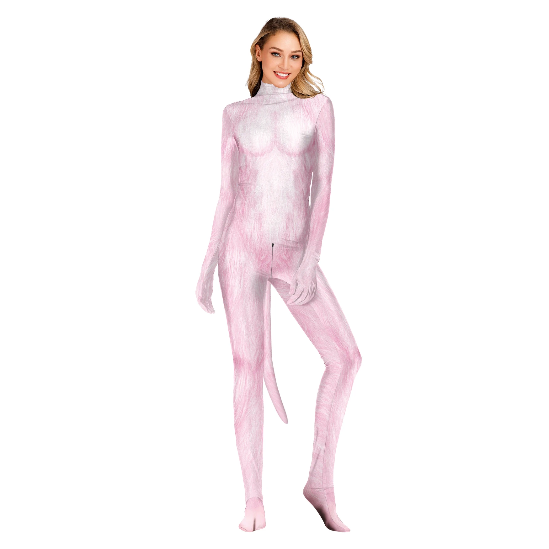 

Halloween Cosplay Costume Zentai Purim Play Garment Catsuit Adult Men and Women Festival Party Clothes Suit Anime New