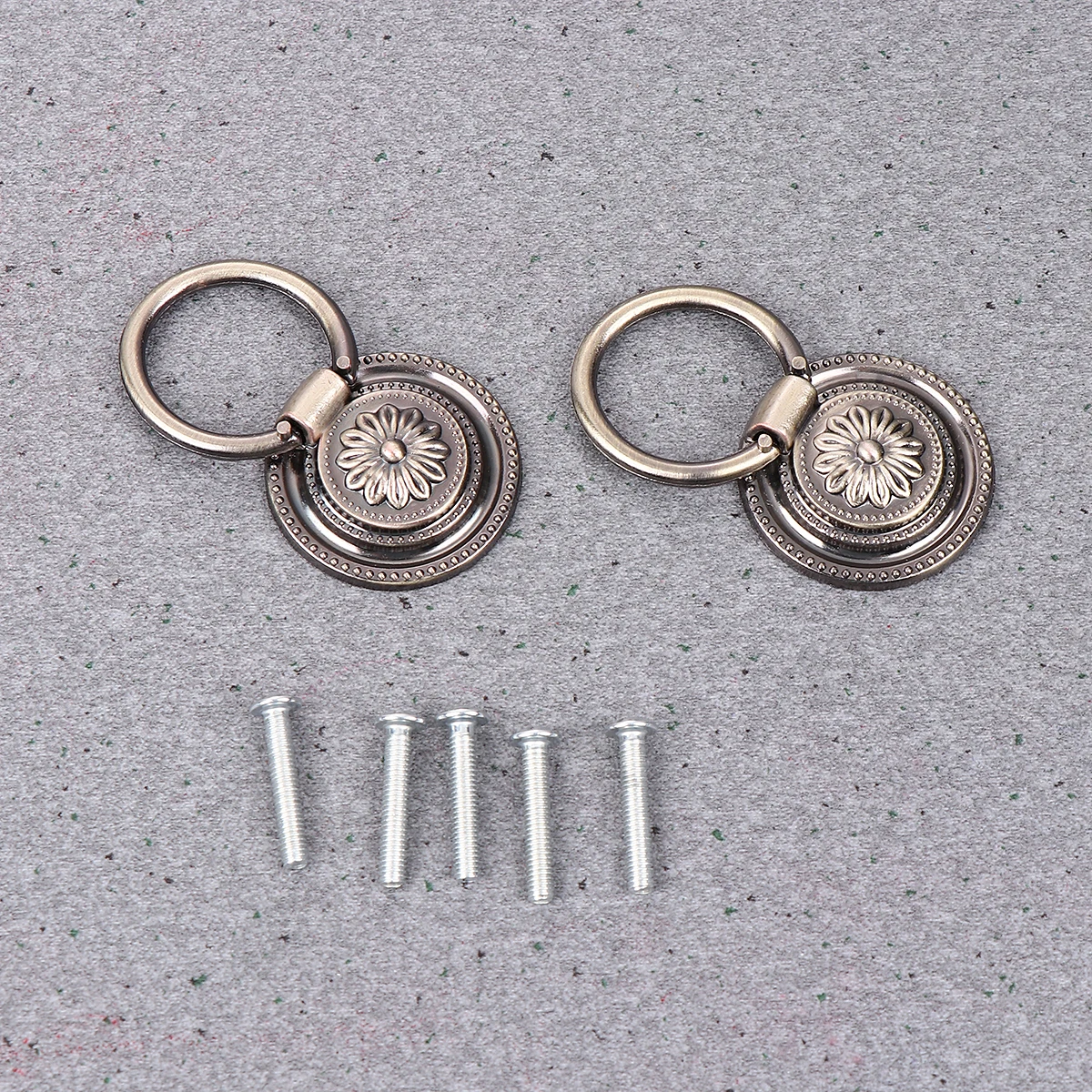 

5 Pcs Pulling Ring Pendant Handle Furniture Pulls Knobs Drawer Dresser Cabinet Kitchen Cabinets Hardware for Handles Vintage