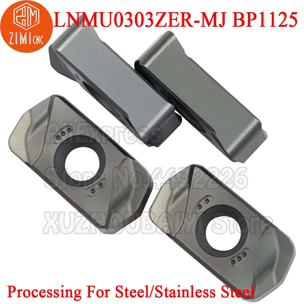 LNMU0303ZER-MJ BP1125 LNMU0303ZER LNMU0303ZER LNMU 0303 ZER Xay Dụng Cụ Cắt Carbide Miếng Lót 2 Mặt Nhanh Chóng Ăn EXNR03R