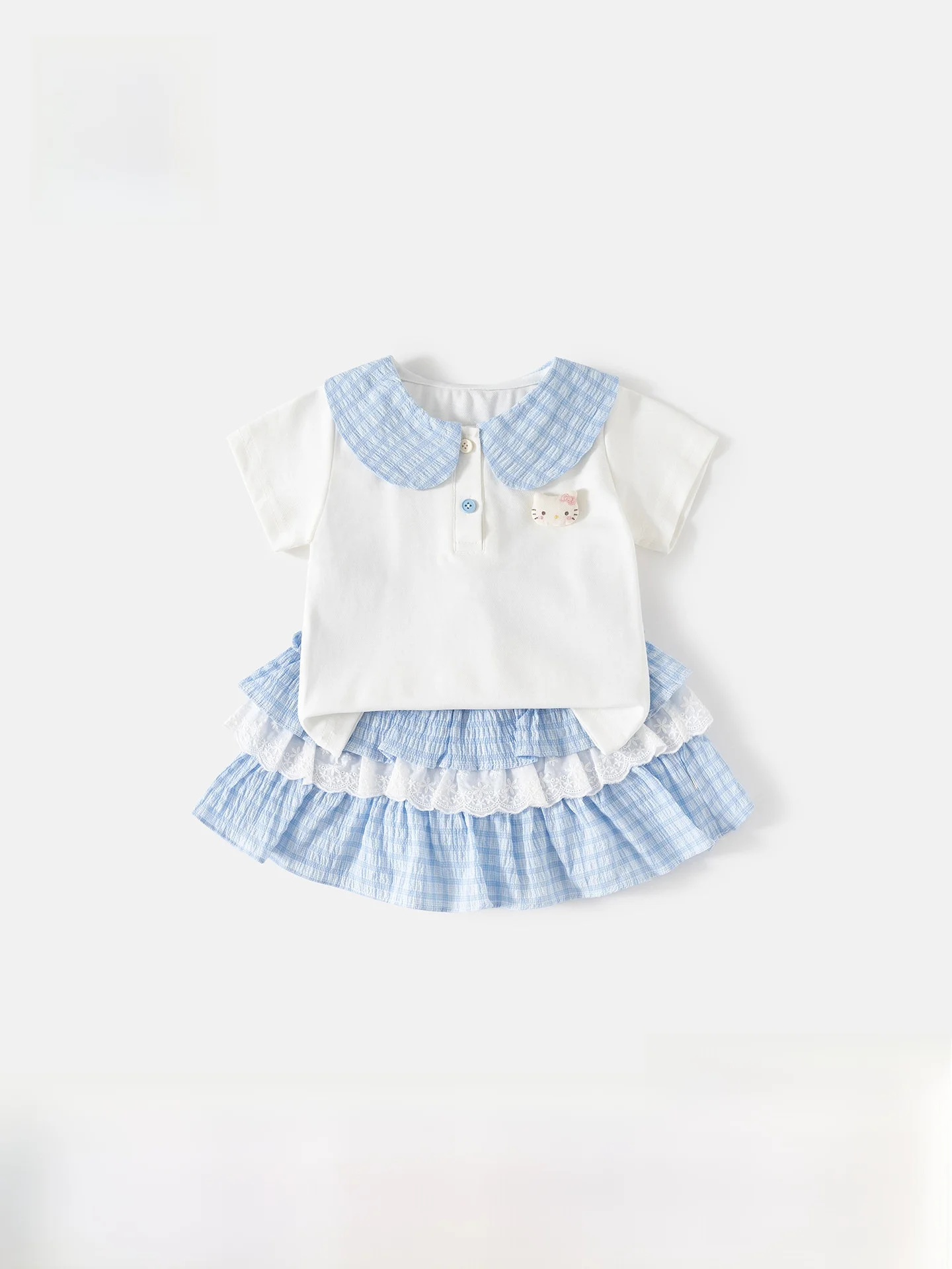 fashionable-summer-outfit-for-girls-baby-short-sleeve-t-shirt-and-princess-skirt-set-cute-cartoon-print-lightweight-children'