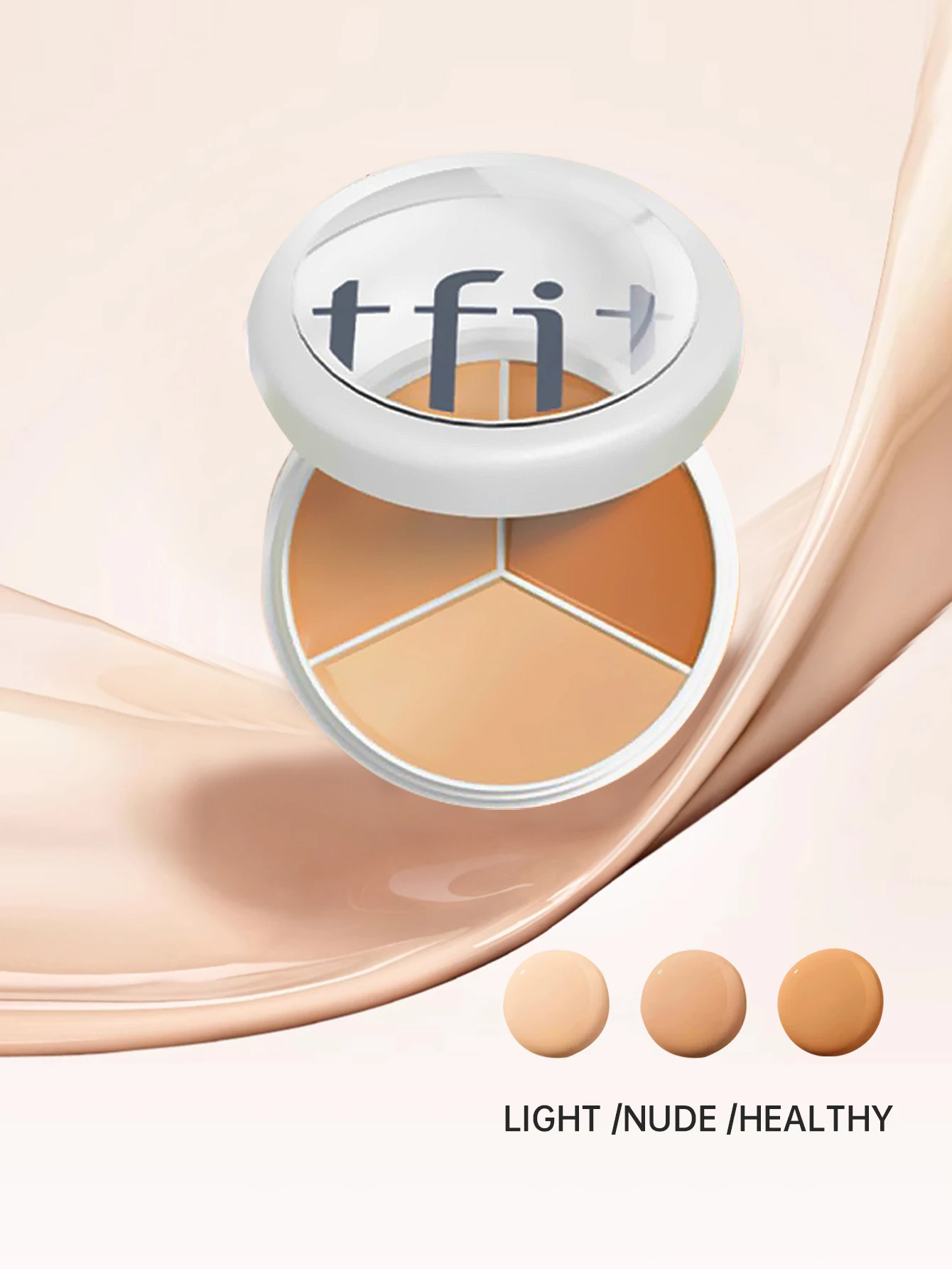 TFIT Three-Coler Concealer Makeup Conceal Cream For Face Eye 10g