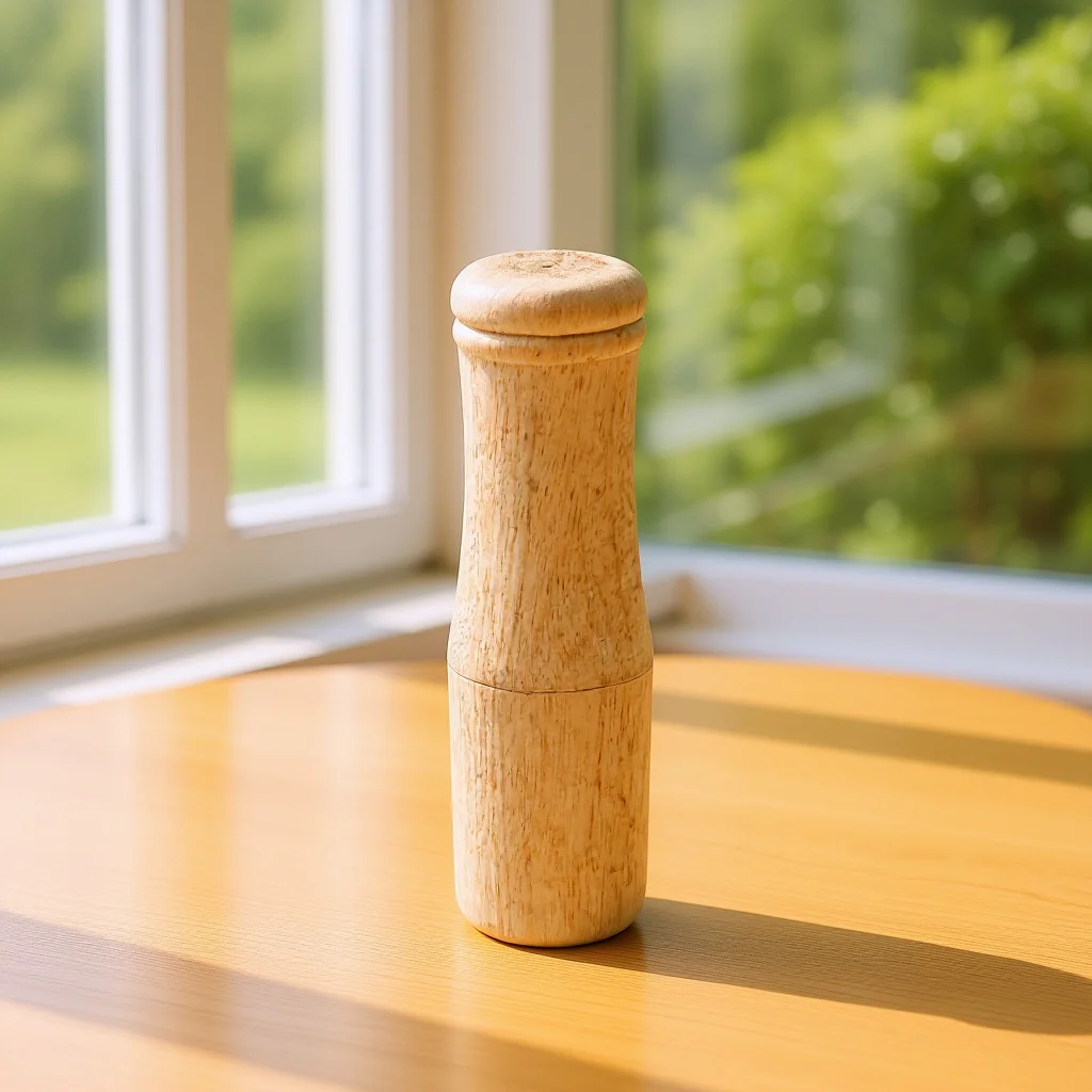 

Wooden Garlic Pestle Muddler Premium Wood Kitchen Tool 175x37x37mm Spice Grinder Hand Muddler for Daily Use Wooden Pestle