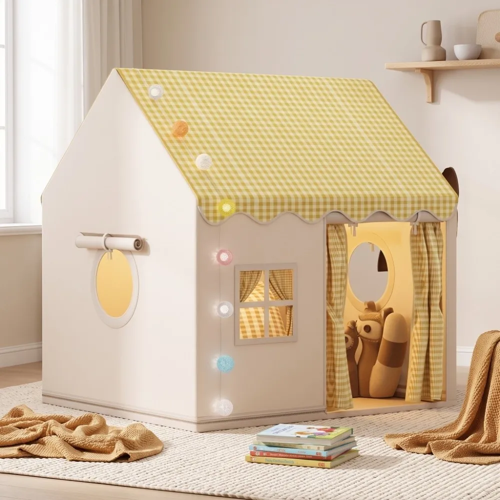 Solid Play Tent detachable breathable Castle Play House Easy Assembly Portable Baby Indoor Play Tent Baby Room Decor