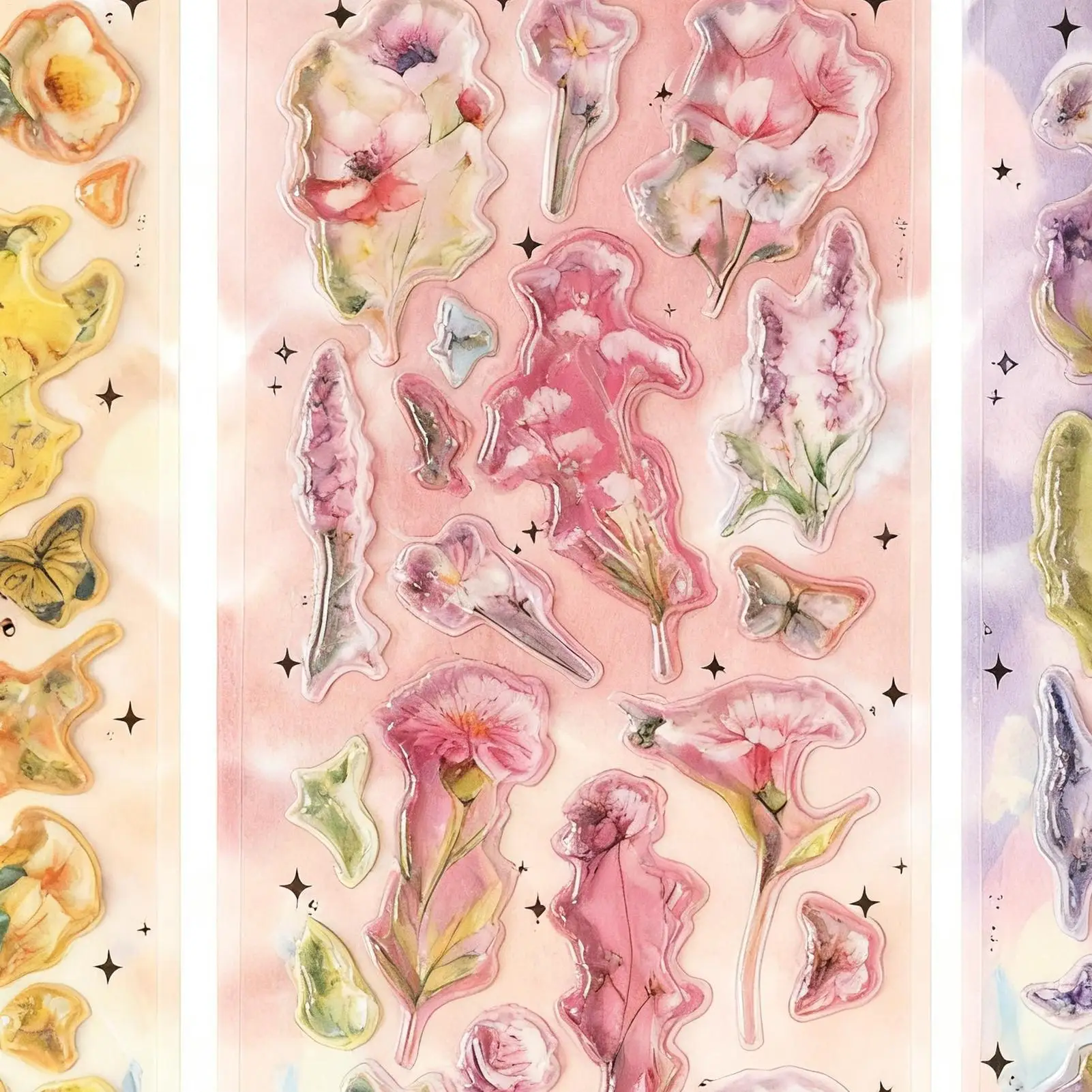 ملصقات ثلاثية الأبعاد لطيفة 4 أوراق ديكور PVC لاصق ملصقات ثلاثية الأبعاد لطيف للأطفال الأولاد طفل سجل القصاصات الفصول الدراسية المكافآت