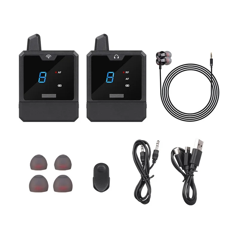 

A25P UHF IEM Беспроводная система внутриканального монитора Audio-Mini UHF Перезаряжаемая для музыкального аудиомониторинга Прямая трансляция