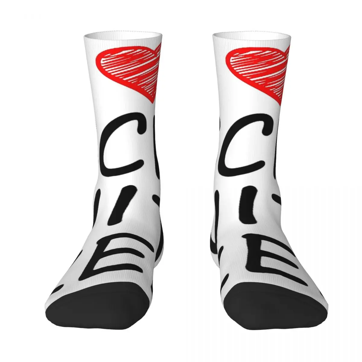 

I LOVE SCHNITZEL - I LOVE SCHNITZEL Socks Harajuku High Quality Stockings All Season Long Socks for Unisex Christmas Gifts