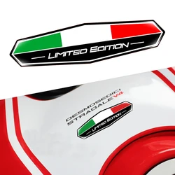 3D Motorcycle Sticker LIMITED EDICATION Italia Flag Decal Tank Tail Case Car Bike Accessories For VESPA Aprilia Ducati Benelli