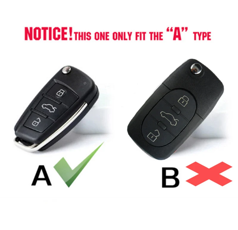 AX For Audi A1 S1 A3 S3 A4 A6 RS6 TT Q3 Q7 2005 2006 2007 2008 2009 - 2013 3 Button Silicone Car Remote Key Fob Shell Cover Case