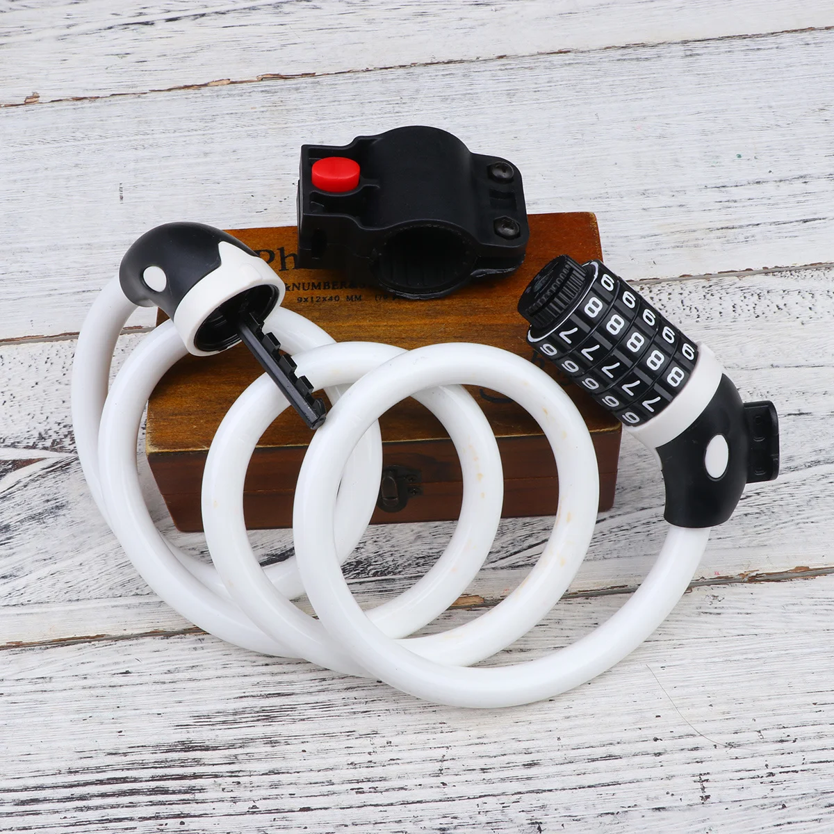 

5 Digit Combination Chain Lock Anti-Theft for Bicycles Mountain Bikes Motorcycles Scooters 100000 Possible Passwords Durable