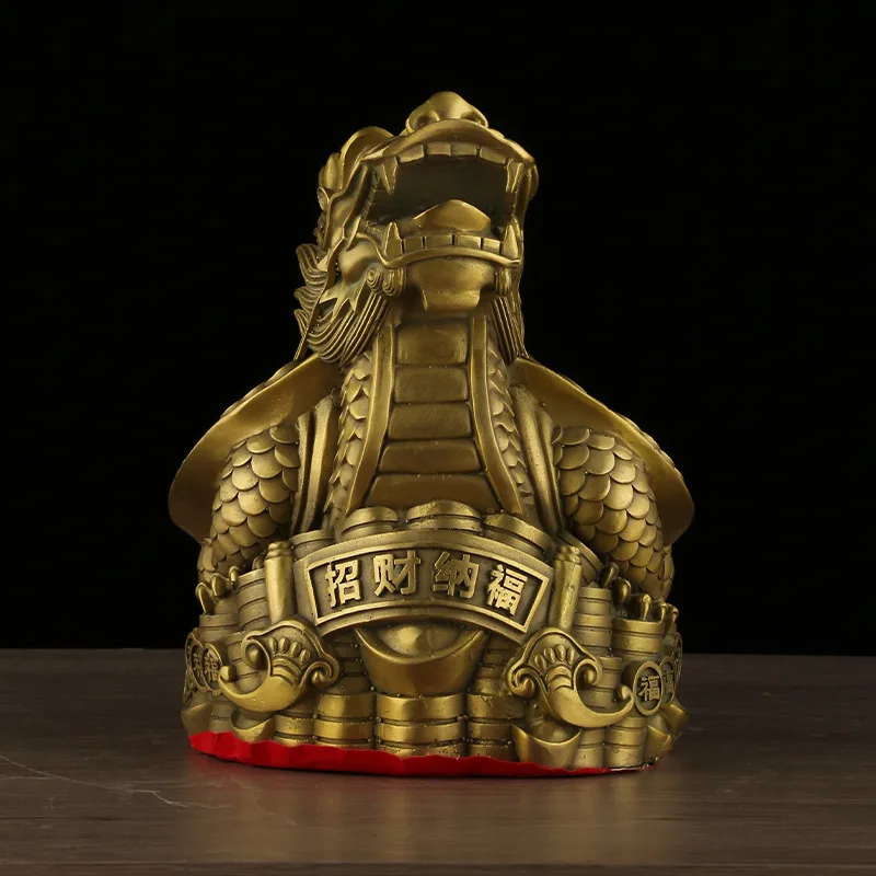 Brass Ornament Wholesale Fortune Eight Trigrams Copper Dragon Turtle Home Crafts Copperware