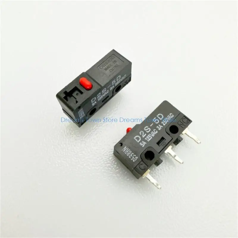  4Pcs D2S-5D Small Switcher With High Sensitivity Plastic Shell Subminiature Switcher