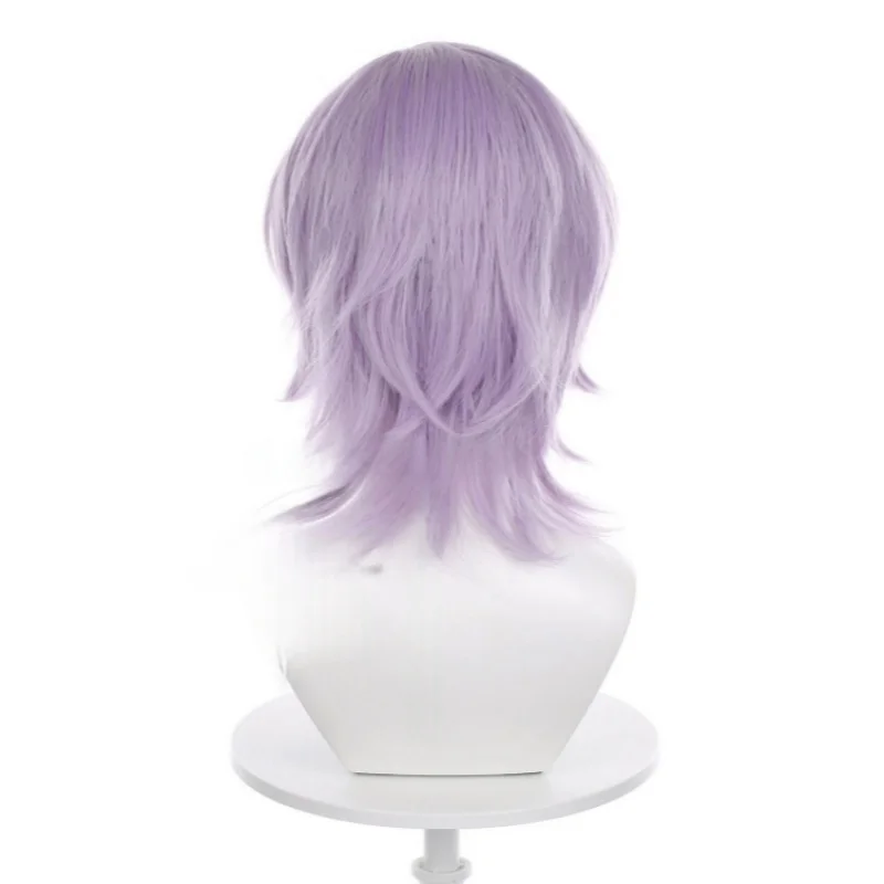 Moive KPop Demon Hunters Superstar mystère perruque cheveux synthétiques résistants à la chaleur Cosplay Halloween fête violet perruques + bonnet de perruque