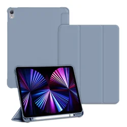 For IPad 10 10th Gen Case with Pencil Holder Smart Cover for IPad Pro 11 2024 Air 6 5 4 3 2 10 9 8 7 Generation Tablet Case