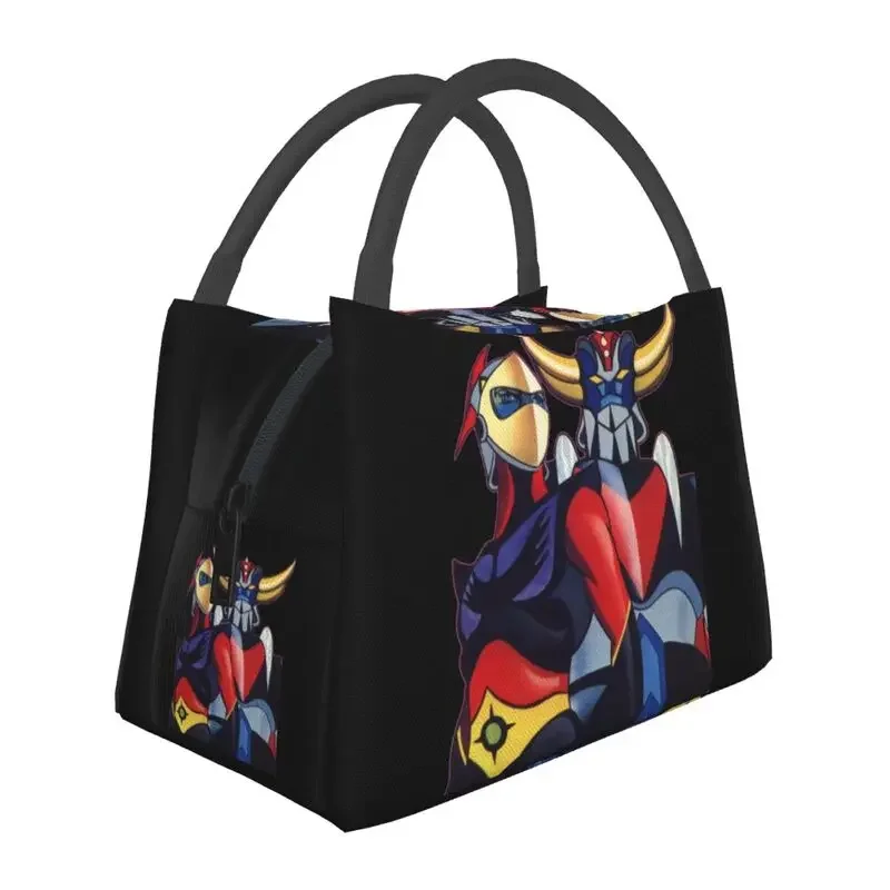 

Grendizer Goldrake UFO Robot Insulated Lunch Bag for Outdoor Picnic Anime Waterproof Cooler Thermal Lunch Box Men