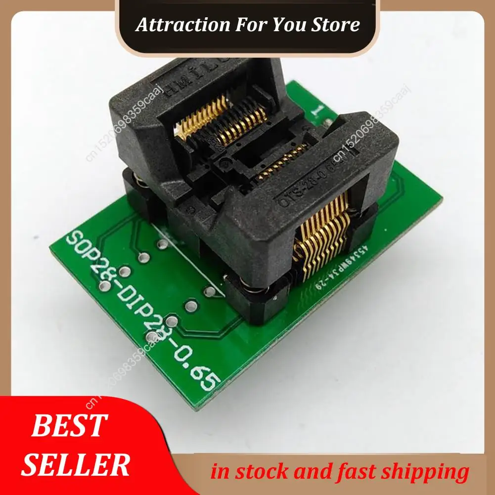 Hot Selling TSSOP20 Burn Block SSOP20 ST Chip Test Socket Programming Adapter OTS28-0.65-01