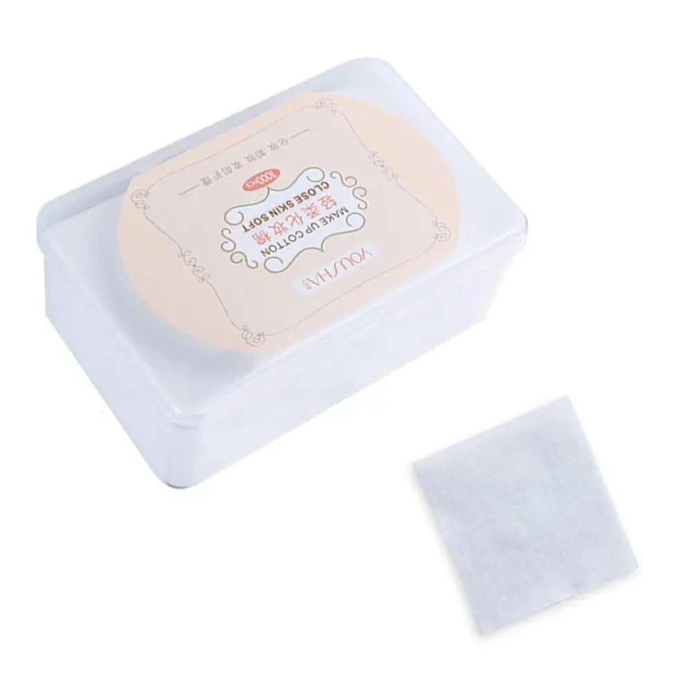 

1000 Pcs Non-woven Makeup Remover Cotton Facial Pads for Face Women Cosmetic Sponge