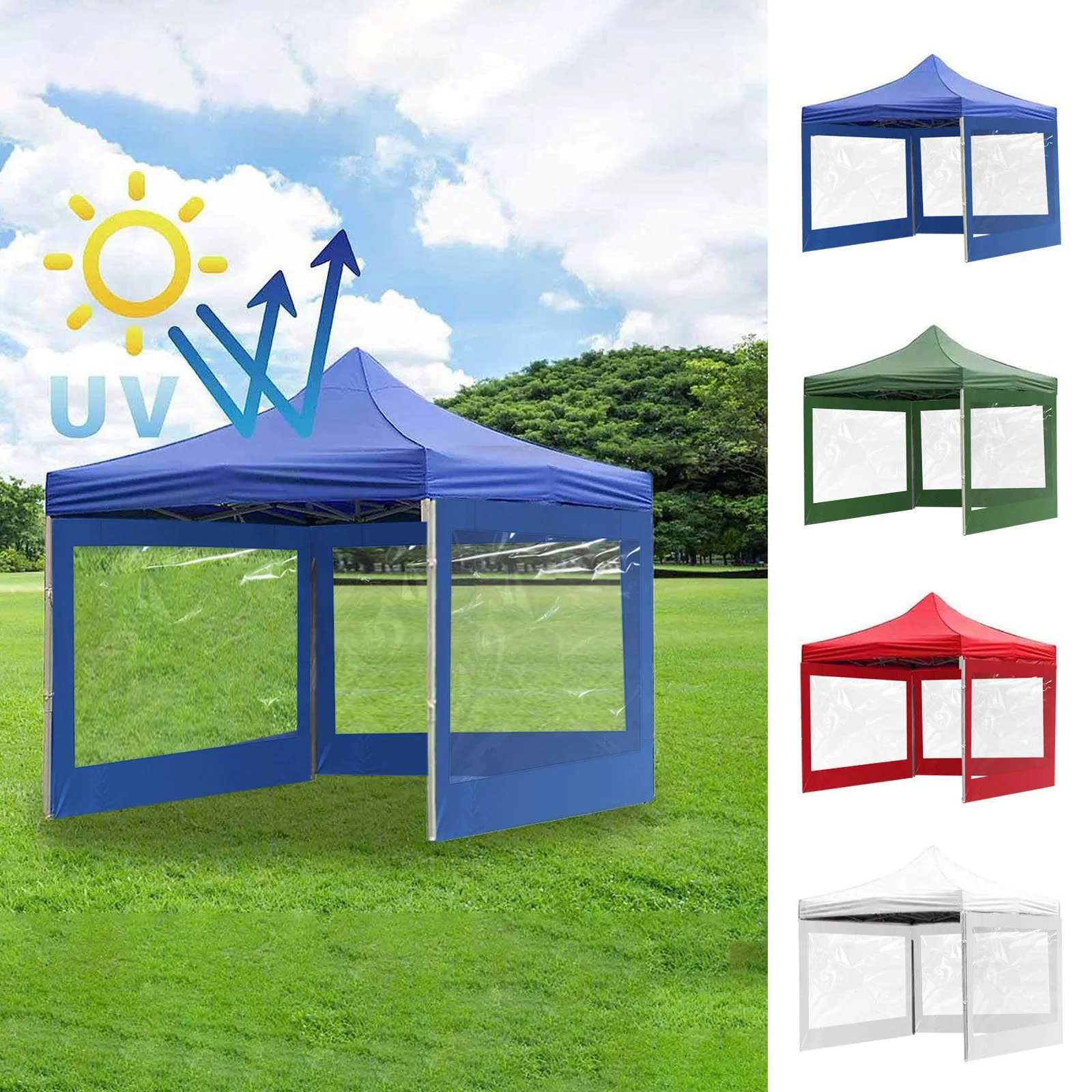 Easy Setup Outdoor Canopy Tent Spacious And Durable Oxford Cloth For All-Weather Camping Offering red