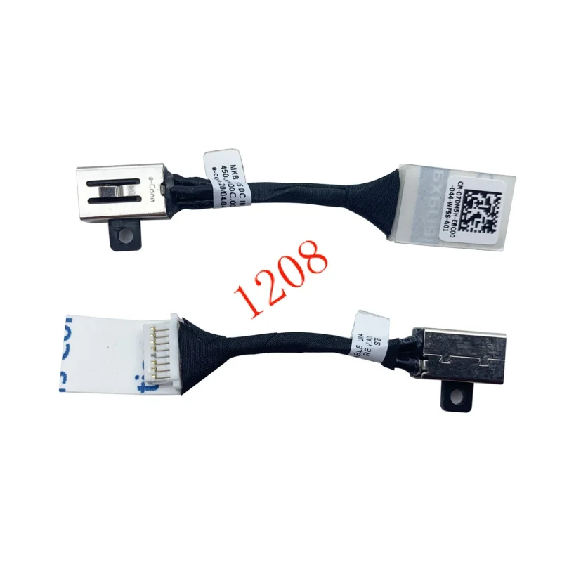 2PCS DC Power Jack Socket Charging Port Cable For DELL LATITUDE 3410 3510 07DM5H