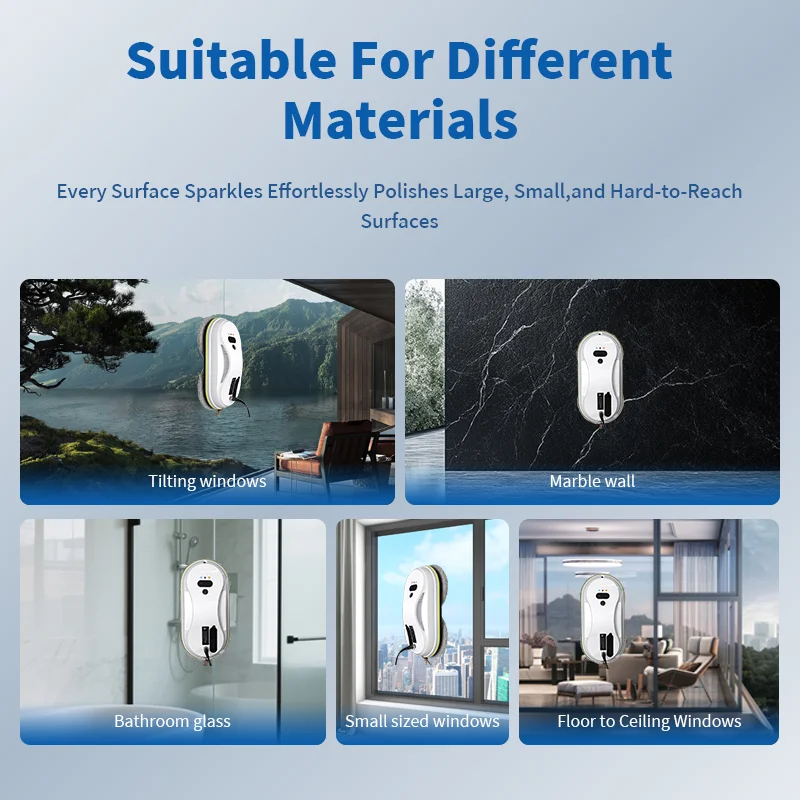 Window-cleaning robot, intelligent window glass cleaning machine, electric glass remote control, automatic window cleaning