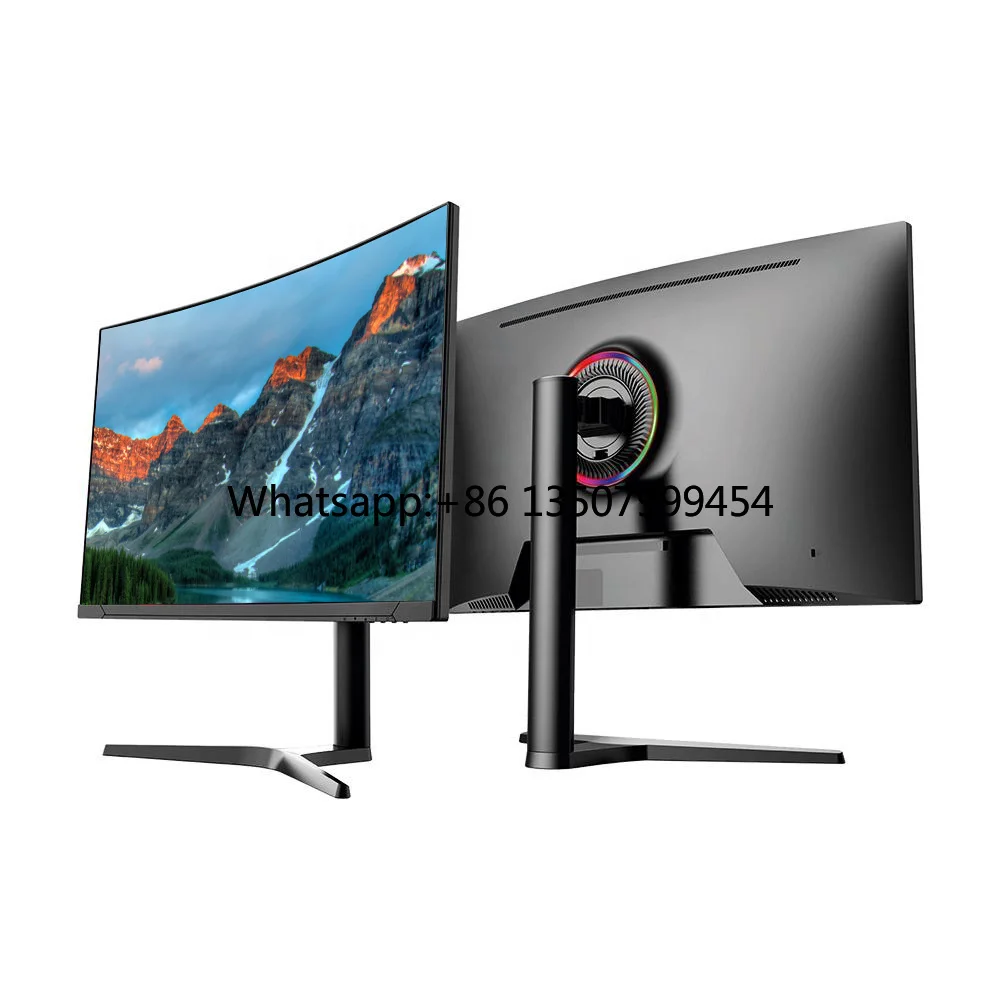 Monitor Gamer Curvo de 27-34 Polegadas 4K 240Hz para PC, Tela IPS de 32 Polegadas 144Hz, Display LCD para Computador com 100% sRGB e 1ms