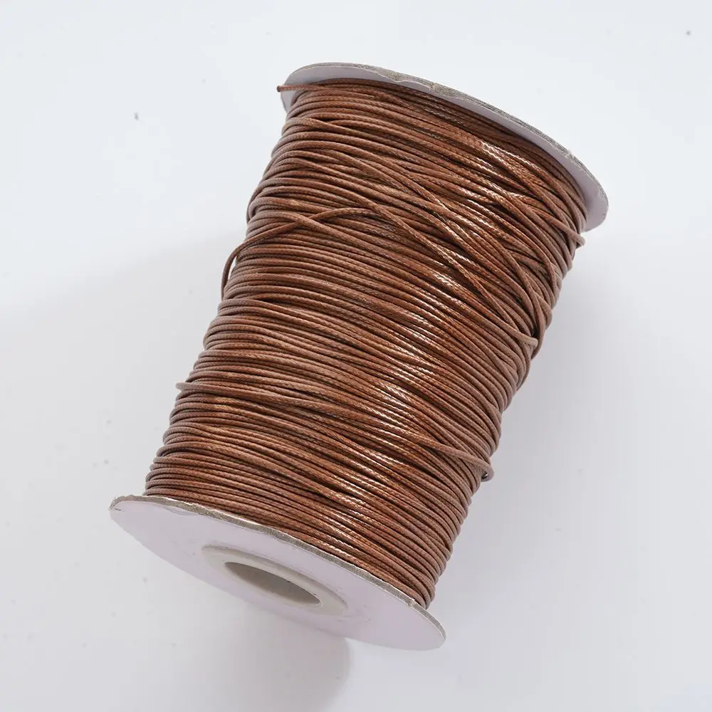 

1.5mm10m Long Hand-woven Wax Thread PU Leather Thread Pendant Leather Rope Necklace Bracelet Pendant Braided Rope Without Shaft