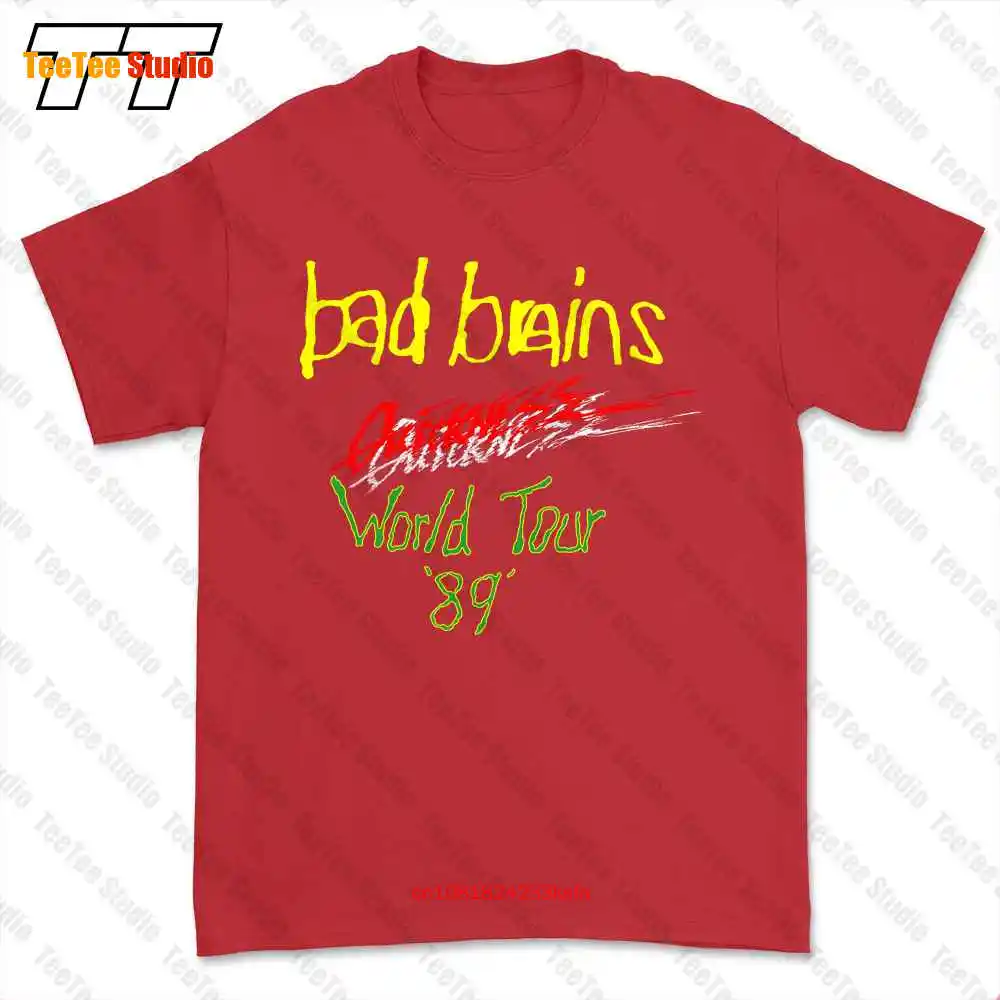 T-shirt Bad Brains Quickness 89 Tour Music Band, 6M3B