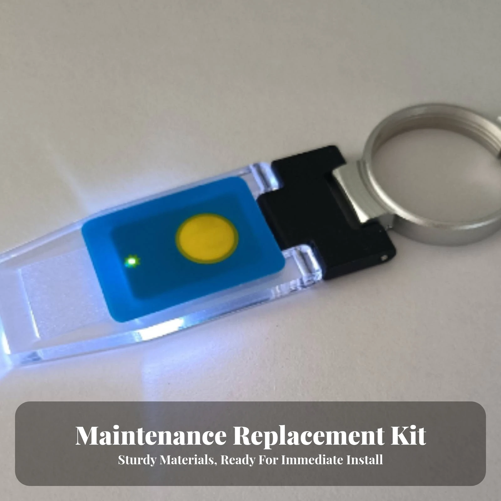 Optical Refractometer LED Cover Plate Transparent Replacement Accessory for Liquid Testing, Aquarium Maintenance