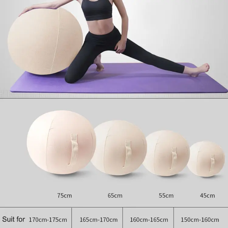 Eco Friendly Washable Pilates Sitting Gym Exercise Dustproof Protector  Handle Yoga Ball Cover