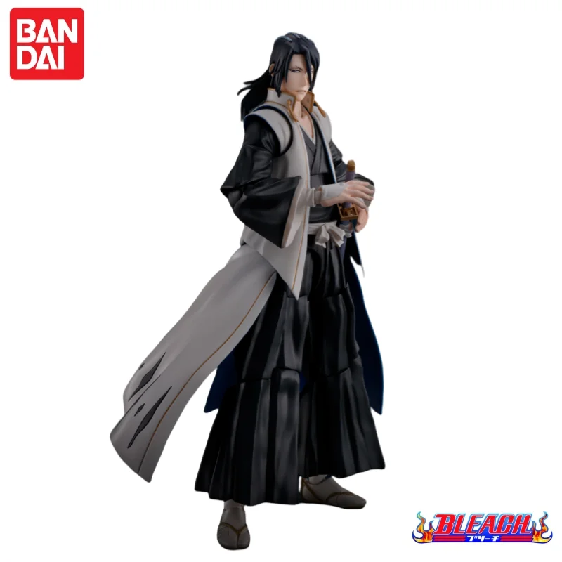 متوفر في المخزون بانداي الأصلي Shfiguarts عمل الشكل بليتش كوتشيكي باياكويا نموذج دمية العلامة التجارية الجديدة محاصر أنيمي عمل أرقام اللعب