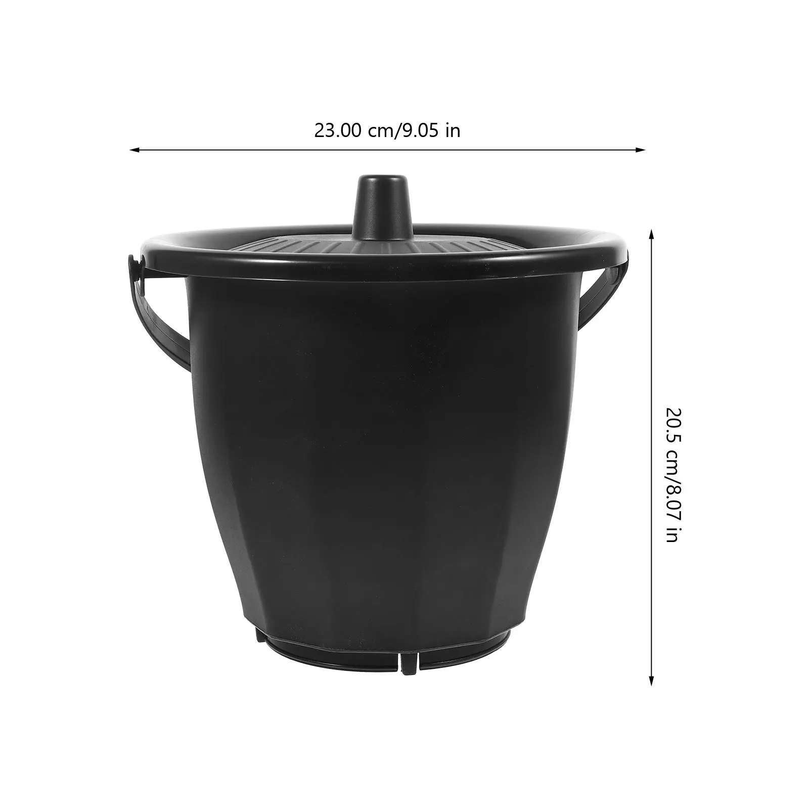 

Compact Reusable Urine Pot for Adults Portable Plastic Chamber Pot Lightweight Spill Proof Spittoon for Elderly Pregnant Night