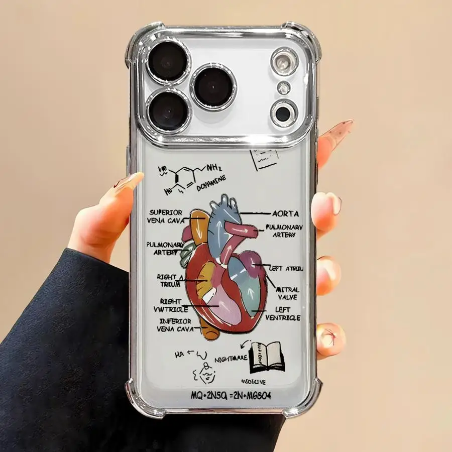 حافظة ناعمة لهاتف آيفون 16 15 14 Plus 13 12 11 Pro Max 16e 17 Air Cartoon Bread